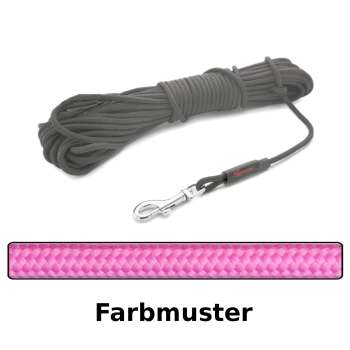 klassische Hundeleine - S - 5m - pink